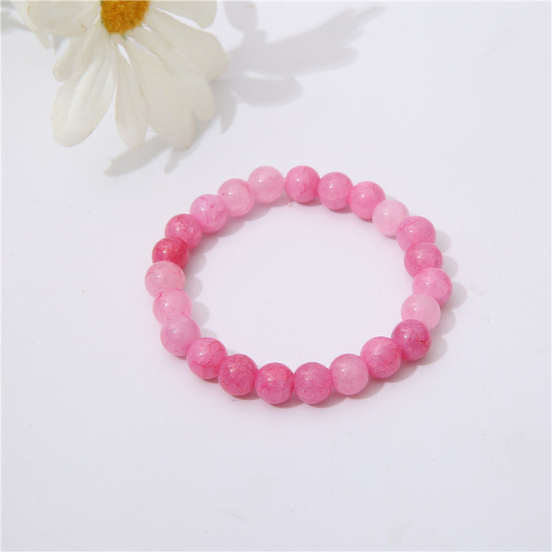 Broken Glass Beaded Female Finger Soft Beads Bracelets