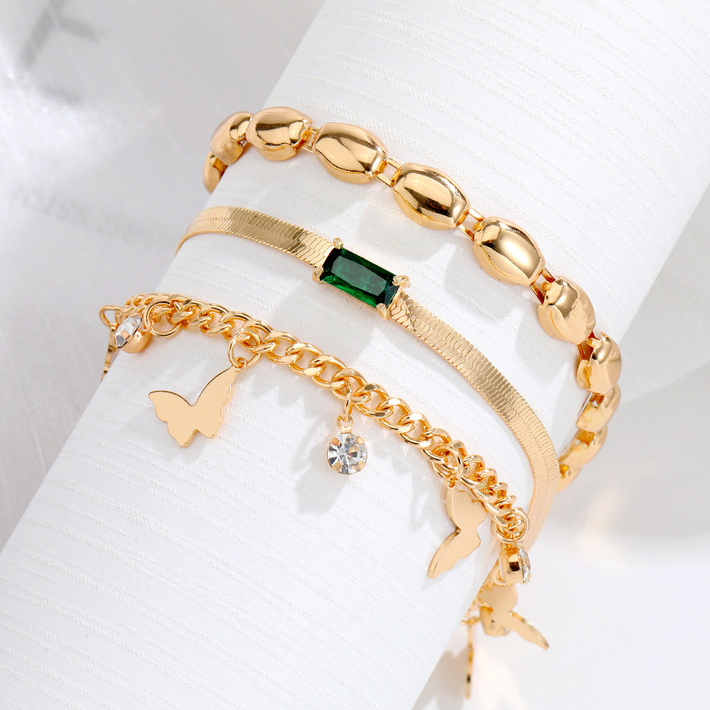 Women's Suit High-grade Light Luxury Minority Butterfly Bracelets