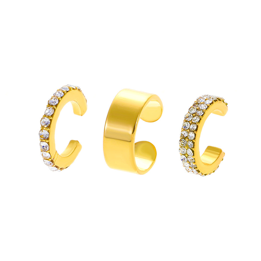 French Entry Lux Geometric Mori Style Earrings
