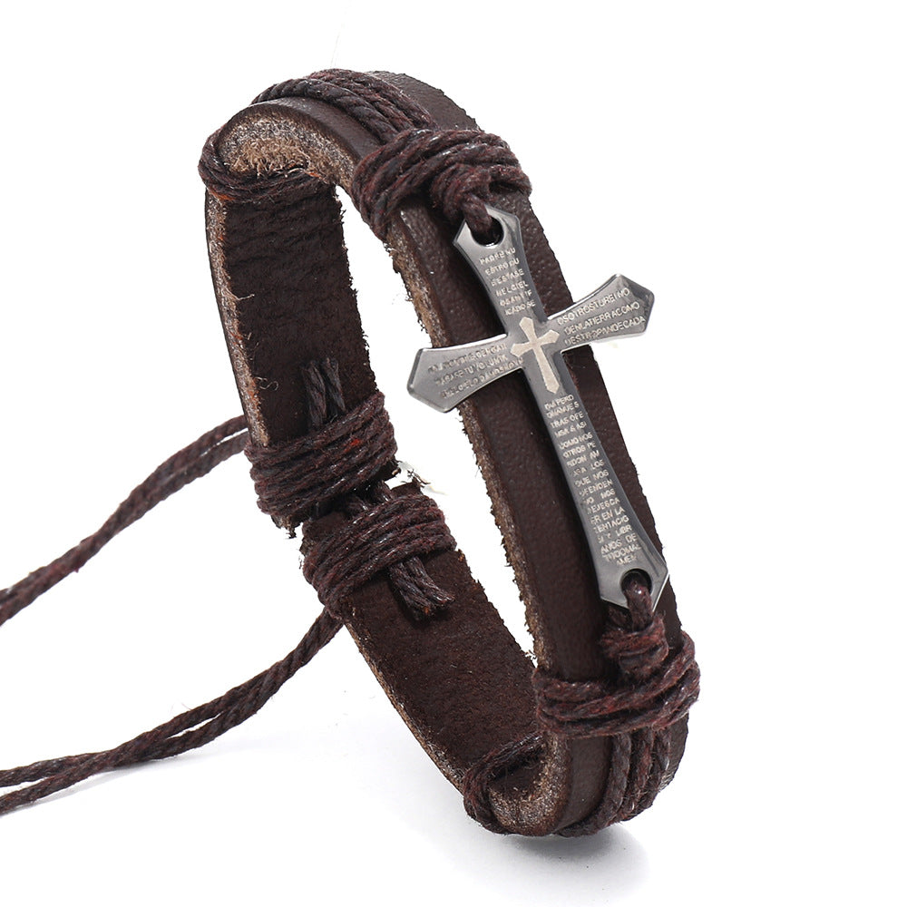 And Trendy Accessories Personality Handmade Braided Leather Bracelets