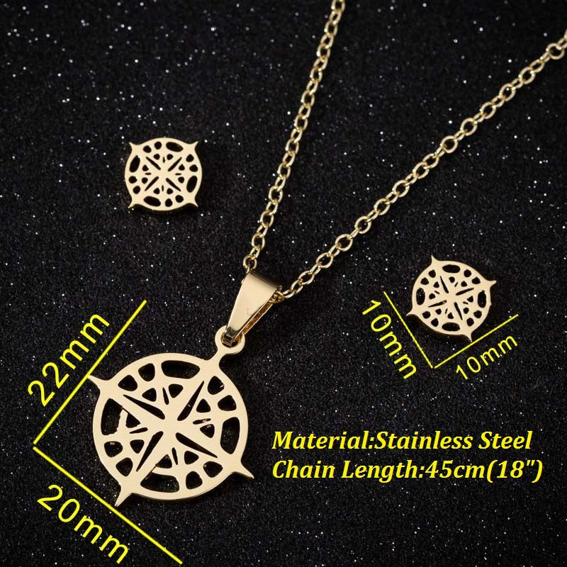 Women's & Men's Small Animal Cat Ear Three-piece Necklaces