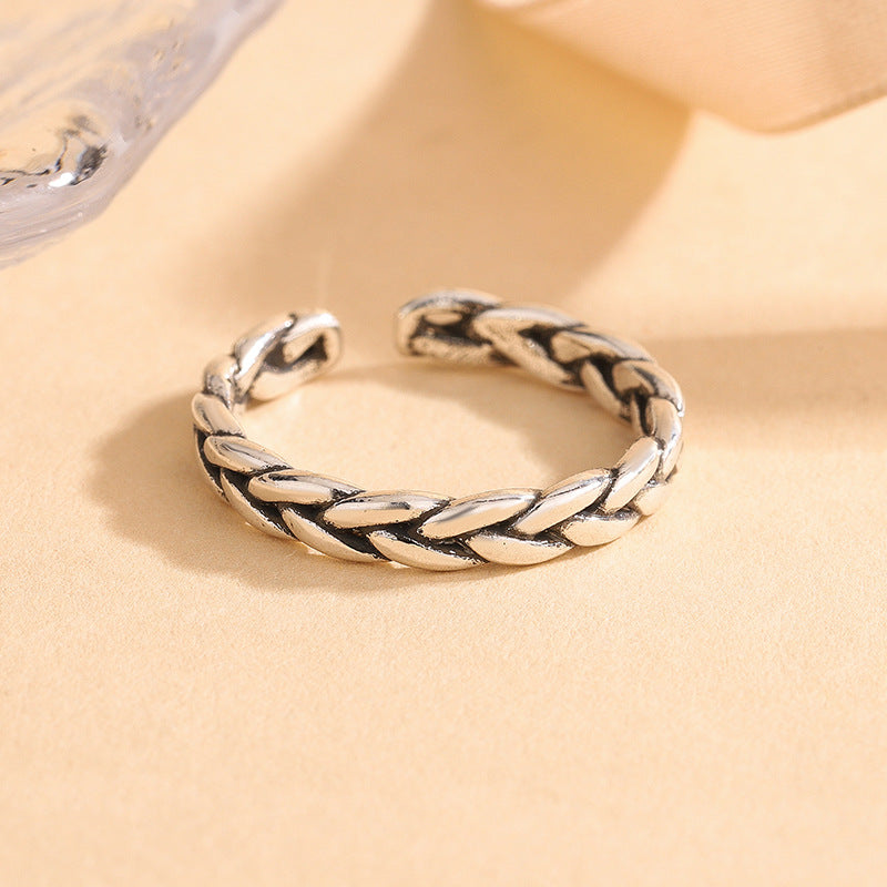 Women's Sterling Sier Vintage Prime Light Luxury High-grade Ring