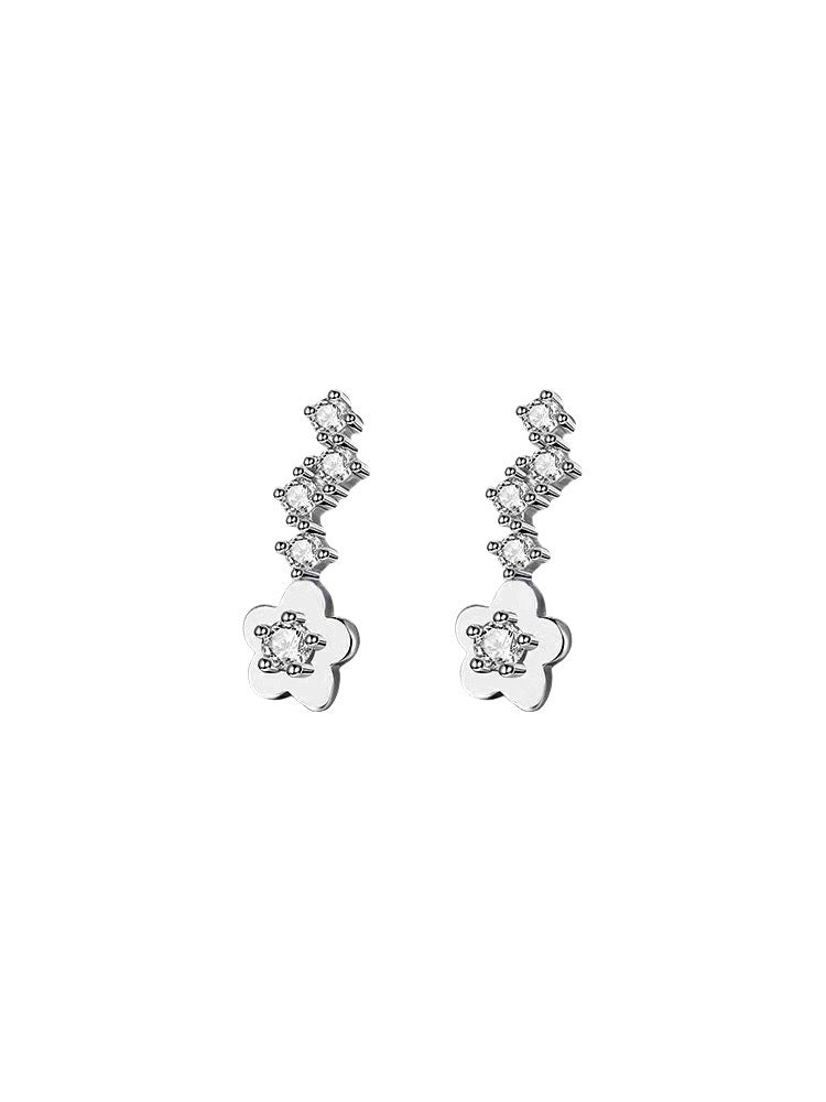 Flowers Small Suitable For Twin Refined Earrings