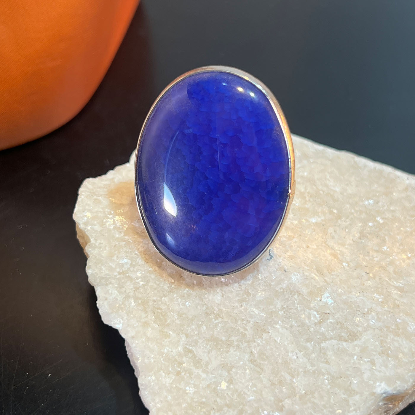 Rough Stone Fashion Design Sense Simple High Natural Ring