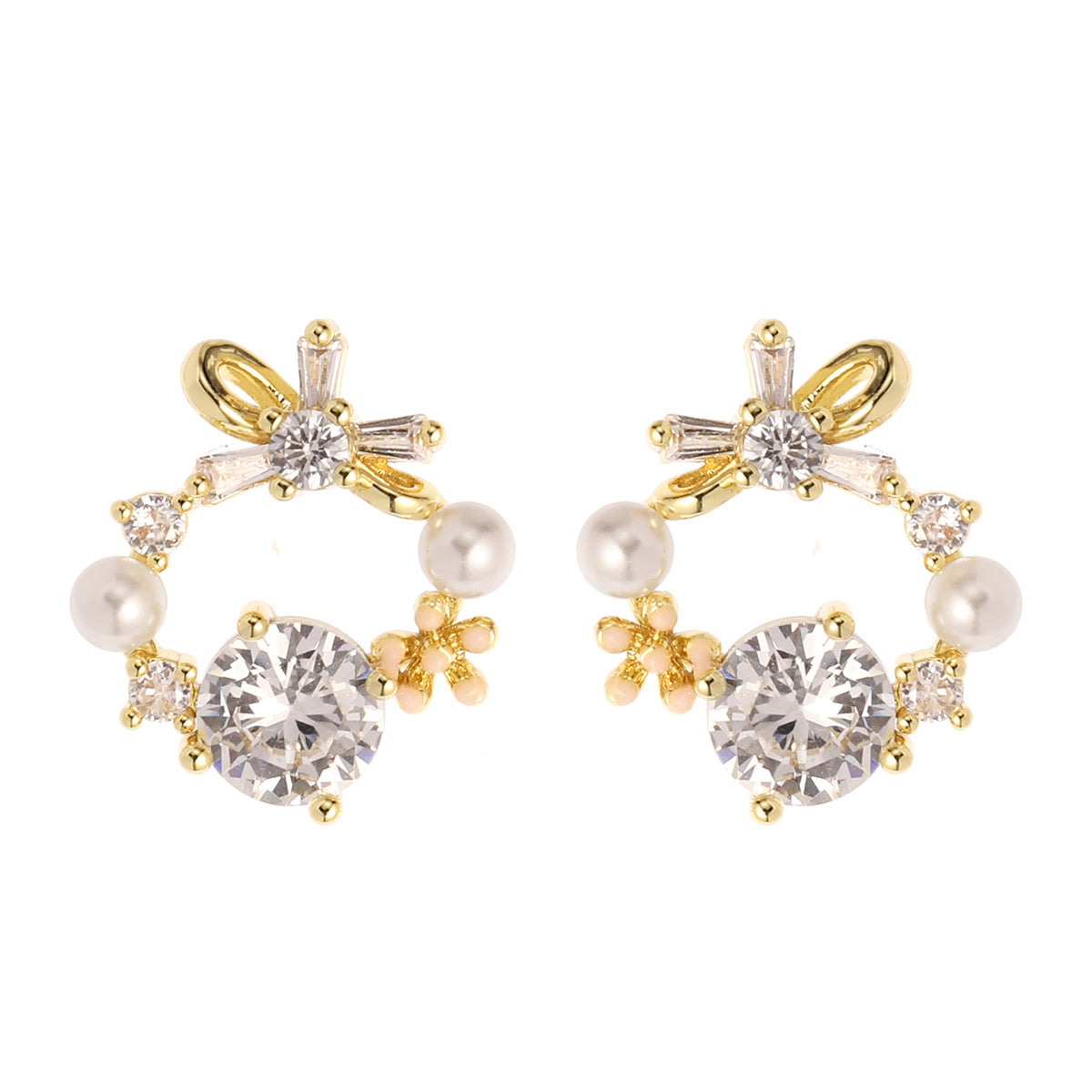 Style Garland Bow Special Interest Light Rings