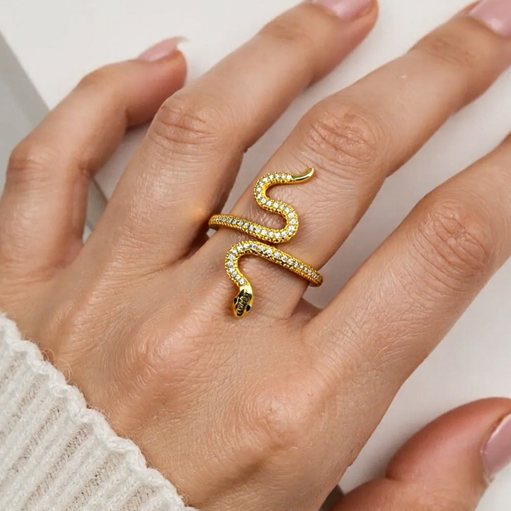 Female Niche Personality Affordable Luxury Sense Open Ring