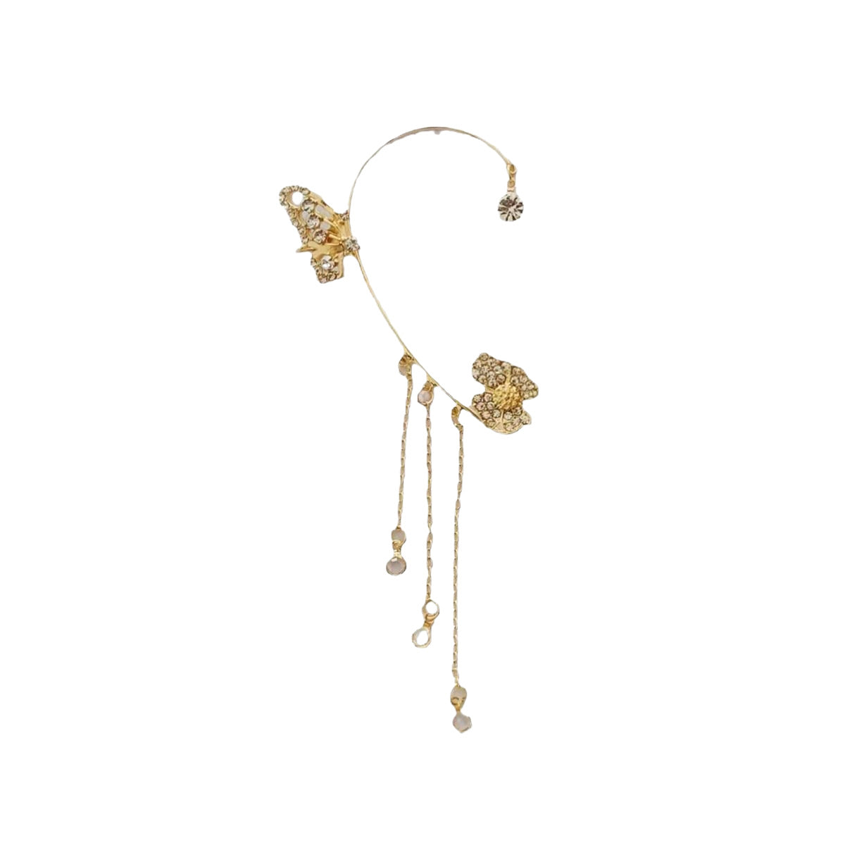 Personalized Design Butterfly No Piercing Hooks Female Ear Clip
