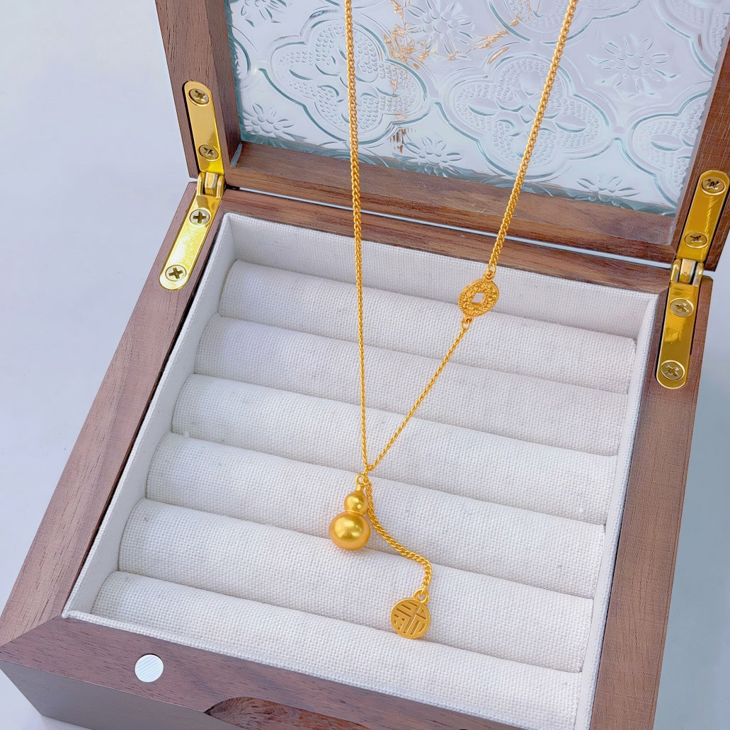 Ginkgo Leaf Variety Retro Affordable Luxury Fashion Design Necklace