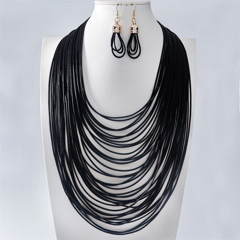 Women's Hand-knit Fashion Clavicle Chain Graceful Personality Necklaces