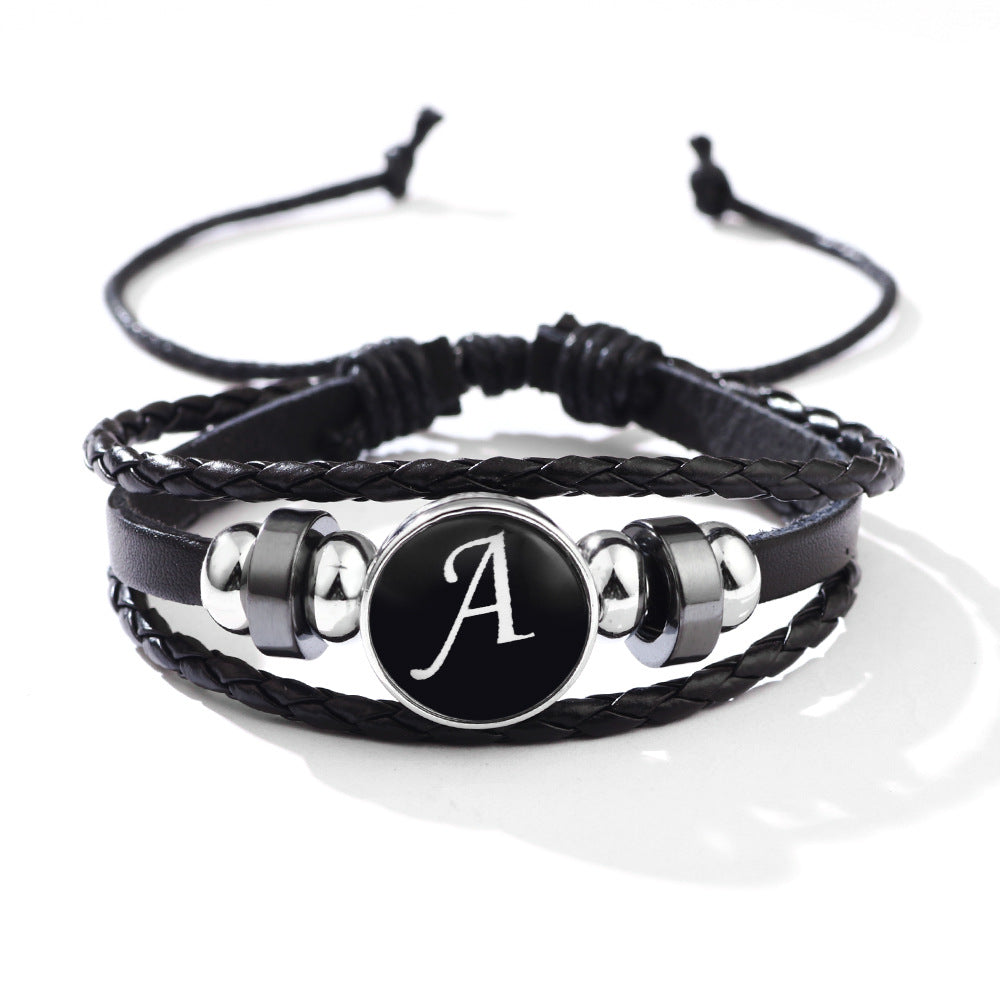 Classic Simple English Letter Personality Fashion Bracelets