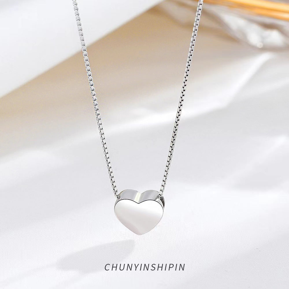 Female Niche Temperamental Three-dimensional Love Jequirity Bean Necklaces