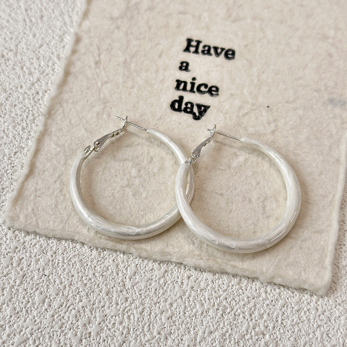 Atmosphere Exaggerated Fashion Commuter Style Simple Stud Earrings