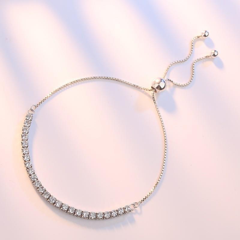 Cristal de Zircon de Tennis pour femmes, pour Bracelets de style coréen