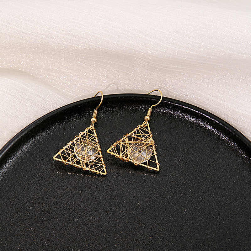 Girly Heart Hollow Stars Heart-shaped Long Simple Geometric Rings