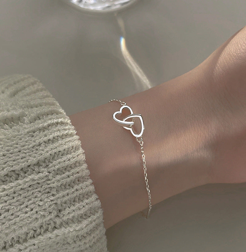 Loving Heart Female Temperament Design Girlfriends Bracelet