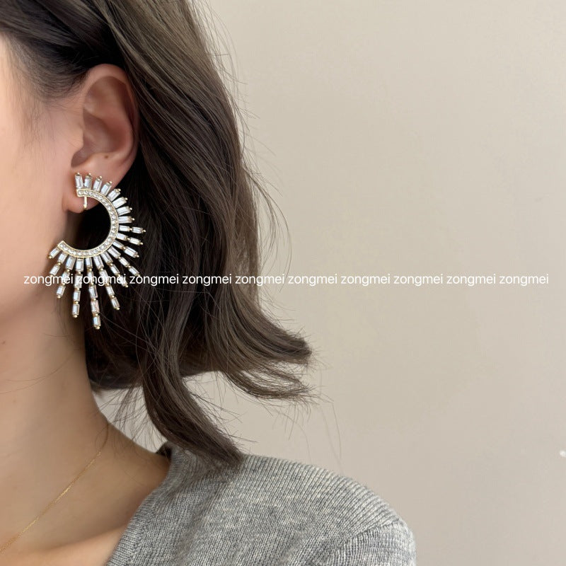 Fireworks Screw Personality High Class Elegant Design Bright Contrast Color Rings