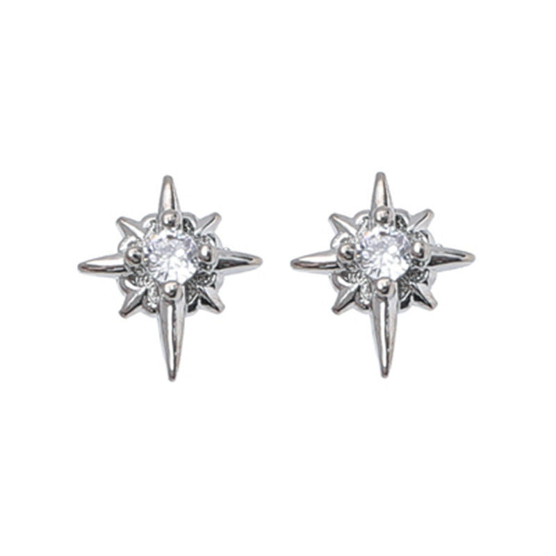 Women's & Men's Design Asterism Ear Trendy High Street Versatile Sense Simple Earrings