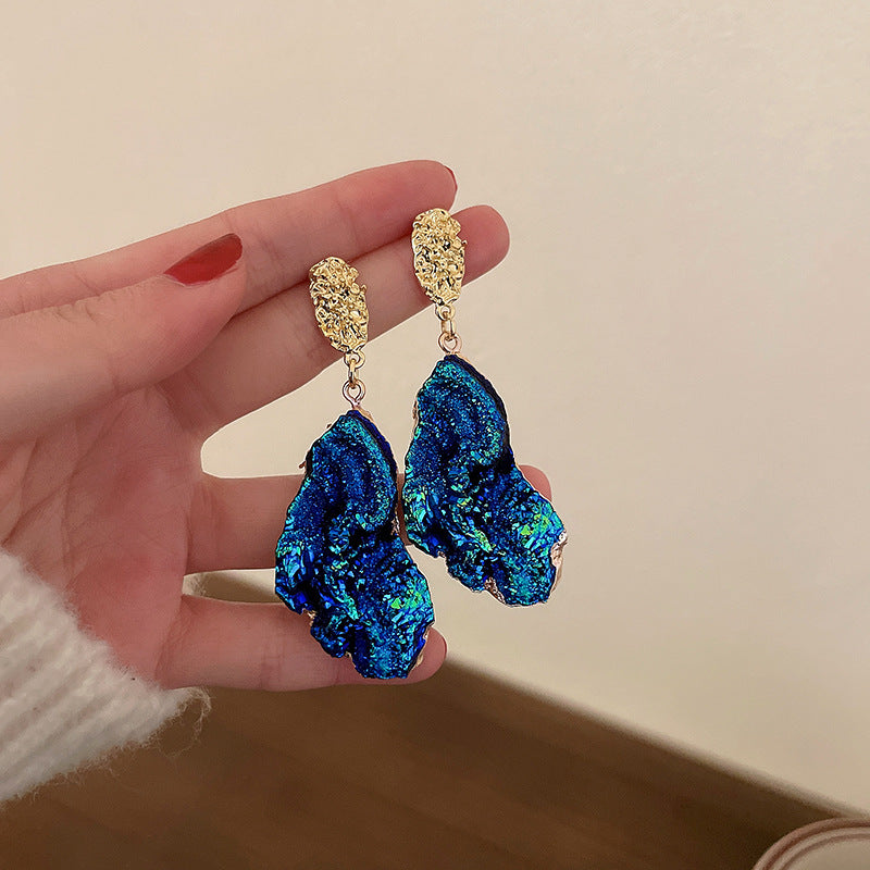 Boucles d'oreilles rétro pour femmes, Style personnalité, tendance, capricieuse